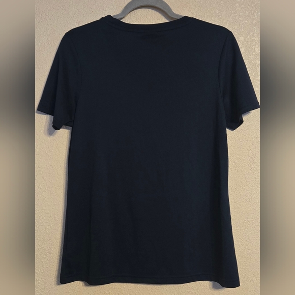 Gymshark Mens T-Shirt Short Sleeve Navy Blue Gym Casual Athleisure Large - Picture 3 of 8